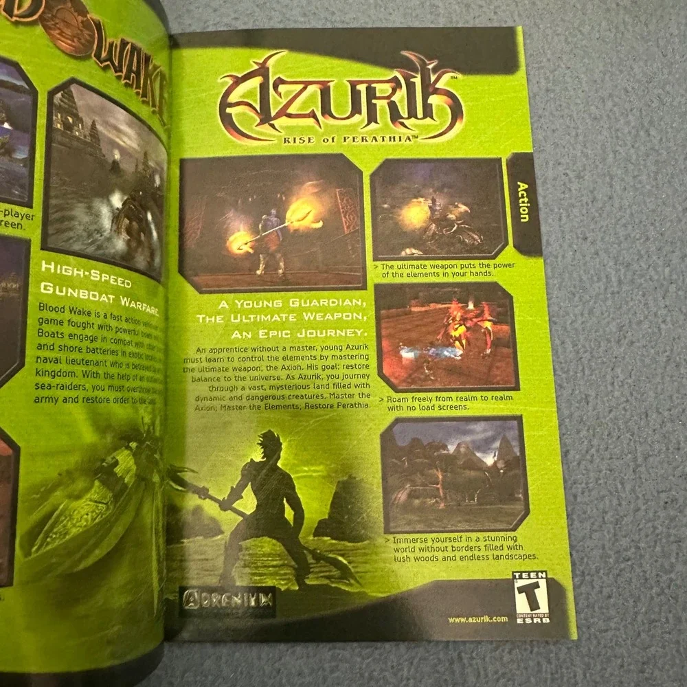 Blood Wake Microsoft Xbox Game Original CIB Complete with Manual Naval Combat